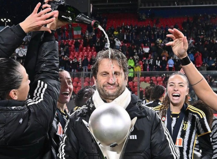 自2021年执教尤文女足以来 蒙特穆罗已经收获了5座冠军奖杯